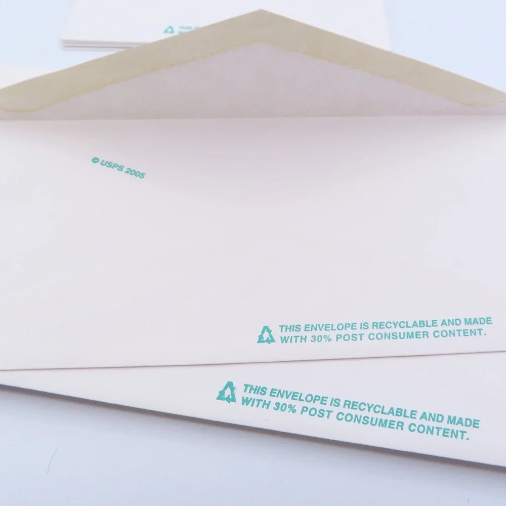 Vintage 2005 USPS Benjamin Franklin 39 Cent Stamped Envelopes Lot of 21 Teal
